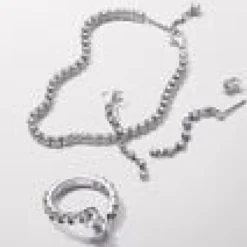 PandoraPendantes femme en argent sterling avec zircons Pandora Timeless