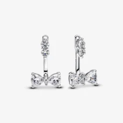 PandoraPendants d’Oreilles Nœud Scintillant