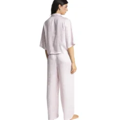 PassionataChloé - Haut de pyjama manches trois quart rose