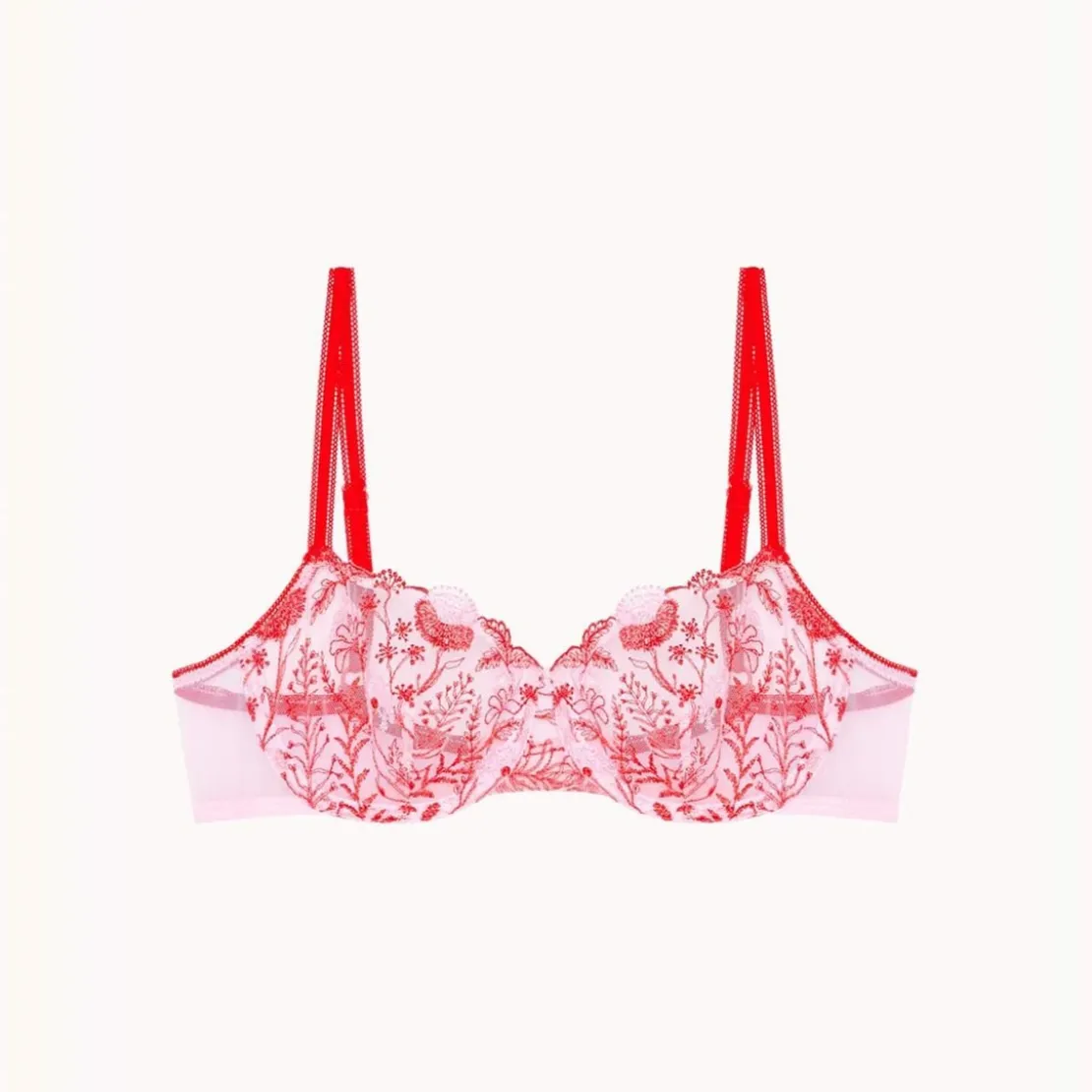 PassionataChloé - Soutien-gorge corbeille rouge