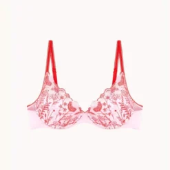 PassionataChloé - Soutien-gorge plongeant rouge