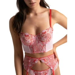 PassionataChloé - Soutien-gorge Bustier rouge