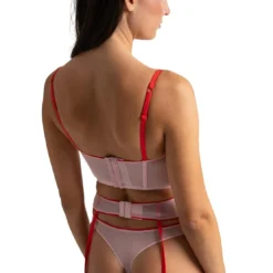 PassionataChloé - Soutien-gorge Bustier rouge