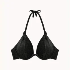 PassionataHaut de maillot de bain foulard à armatures - Noir- Comporta