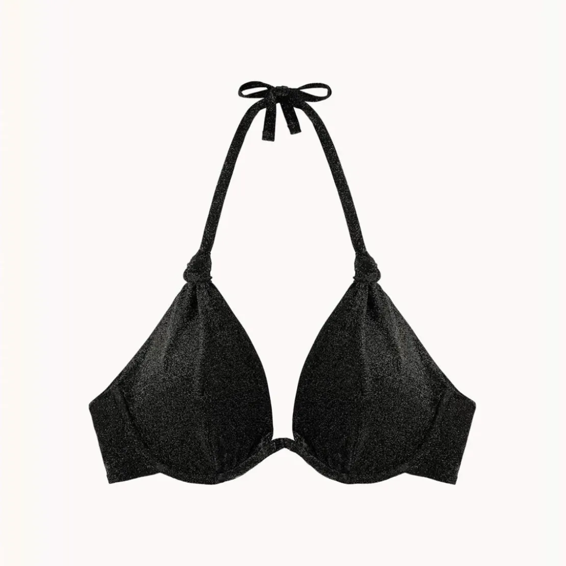 PassionataHaut de maillot de bain foulard à armatures - Noir- Comporta