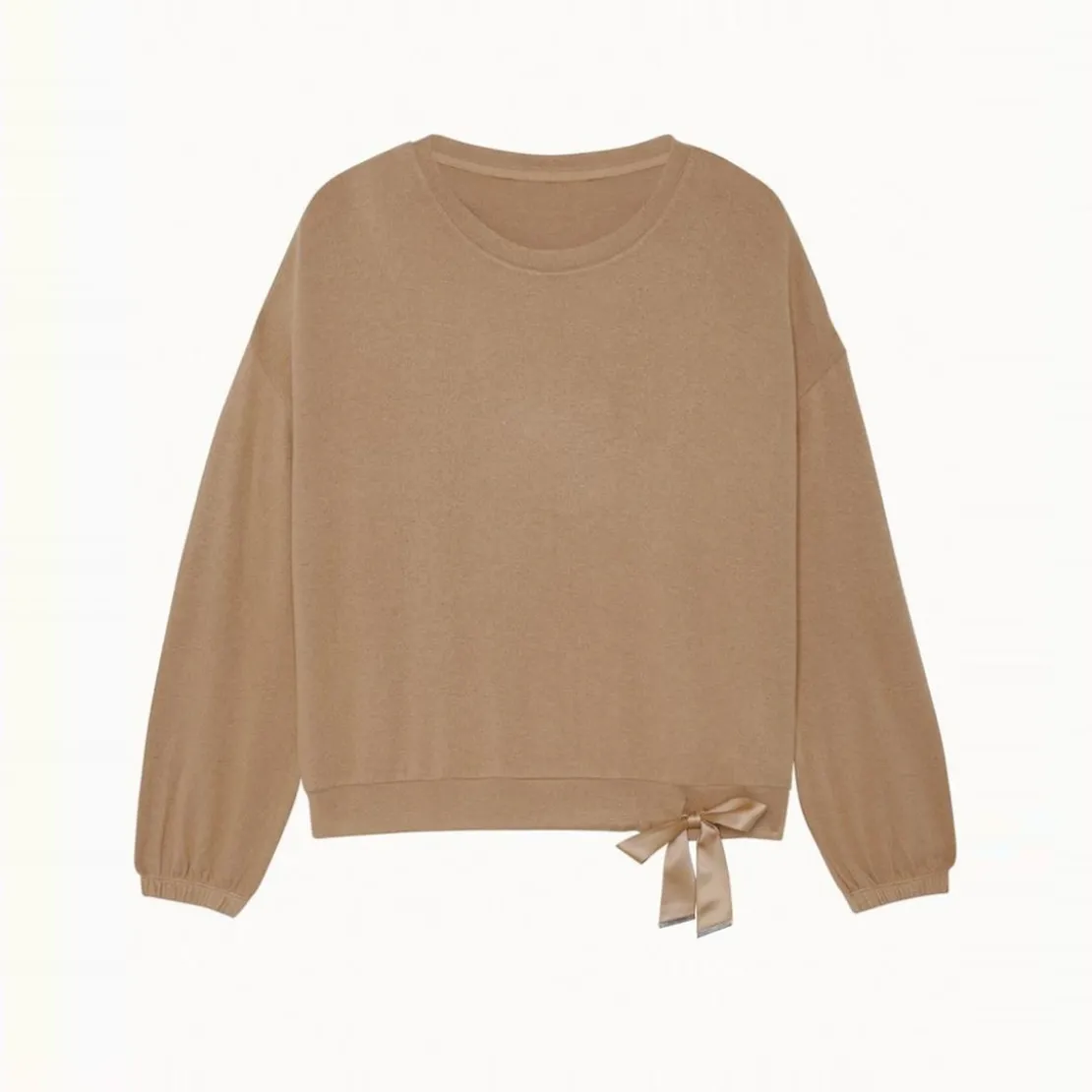 PassionataOcea t-shirt manches longues marron en viscose