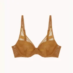 PassionataScarlett - Soutien-gorge plongeant marron