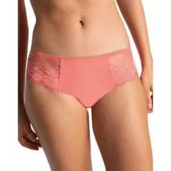 PassionataShorty à détails en dentelle - Orange- Nina