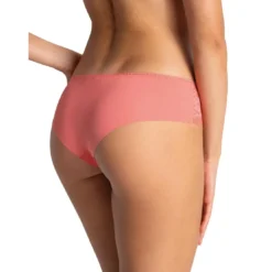 PassionataShorty à détails en dentelle - Orange- Nina