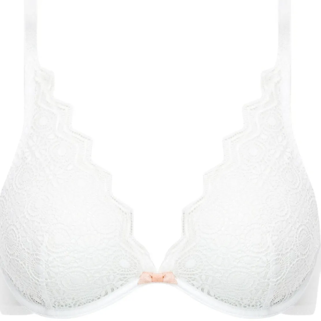 PassionataSoutien-gorge à armatures plongeant blanc-Passionata- Georgia