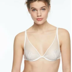 PassionataSoutien-gorge à armatures plongeant nacre-Passionata- Gloria