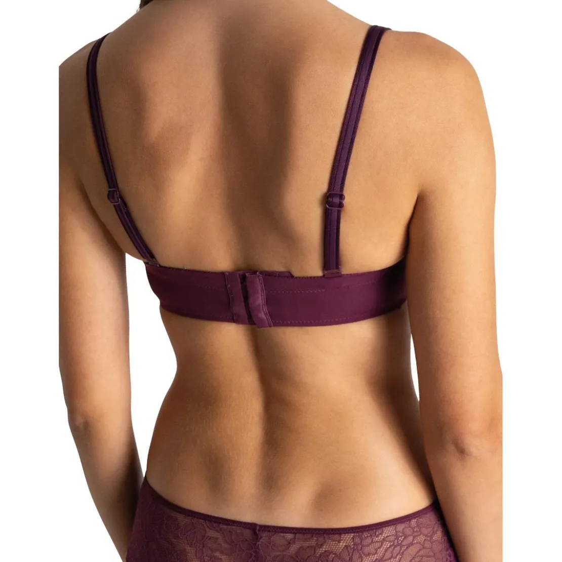 PassionataSoutien-gorge bandeau à armatures violet- Pila