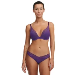 PassionataSoutien-gorge coque plongeant violet Passionata - BROOKLYN