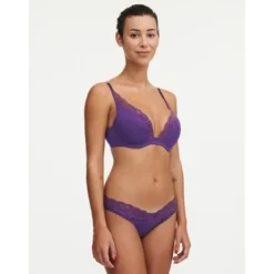 PassionataSoutien-gorge coque plongeant violet Passionata - BROOKLYN