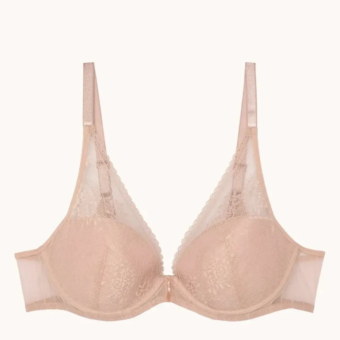 PassionataSoutien-gorge plongeant à armatures - Rose- Maddie
