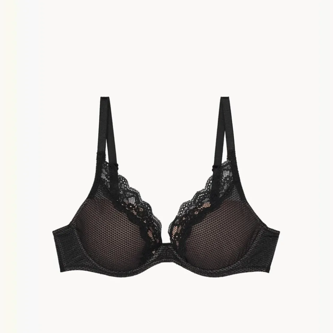 PassionataSoutien-gorge plongeant à armatures - Noir- Brooklyn