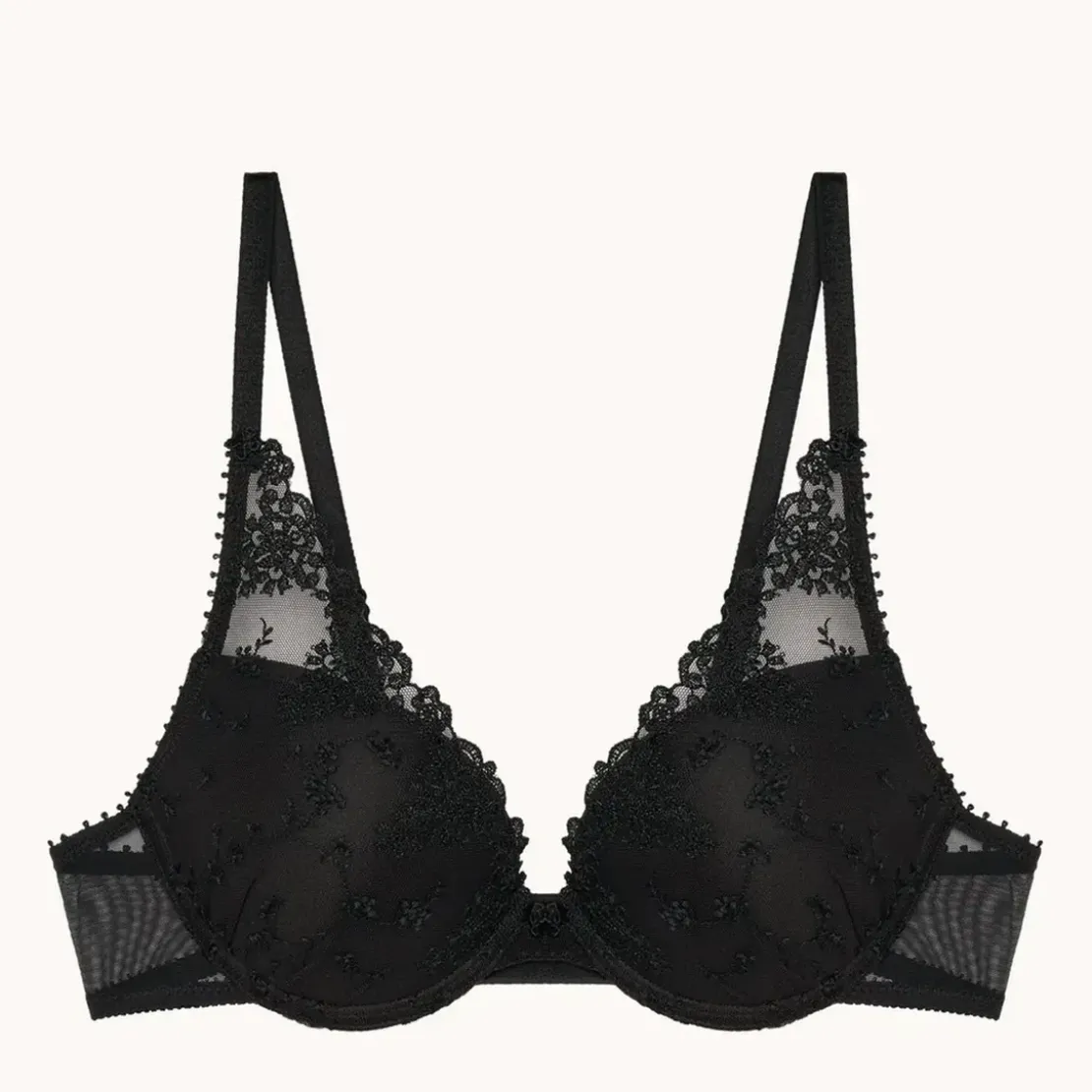 PassionataSoutien-gorge push-up à armatures - Noir- White Nights