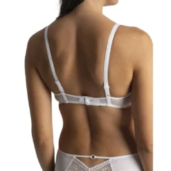 PassionataSuzy - Soutien-gorge plongeantavec coques blanc