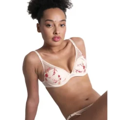PassionataSuzy - Soutien-gorge plongeantavec coques brodé