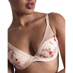 PassionataSuzy - Soutien-gorge plongeantavec coques brodé
