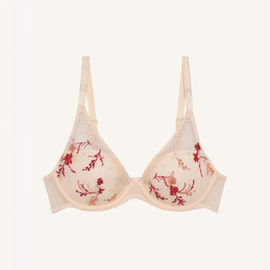 PassionataSuzy - Soutien-gorge plongeantavec coques brodé