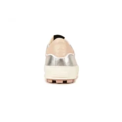 PataugasChaussure Pataugas femme tendance avec une semelle crantée épaisse - Argent en cuir