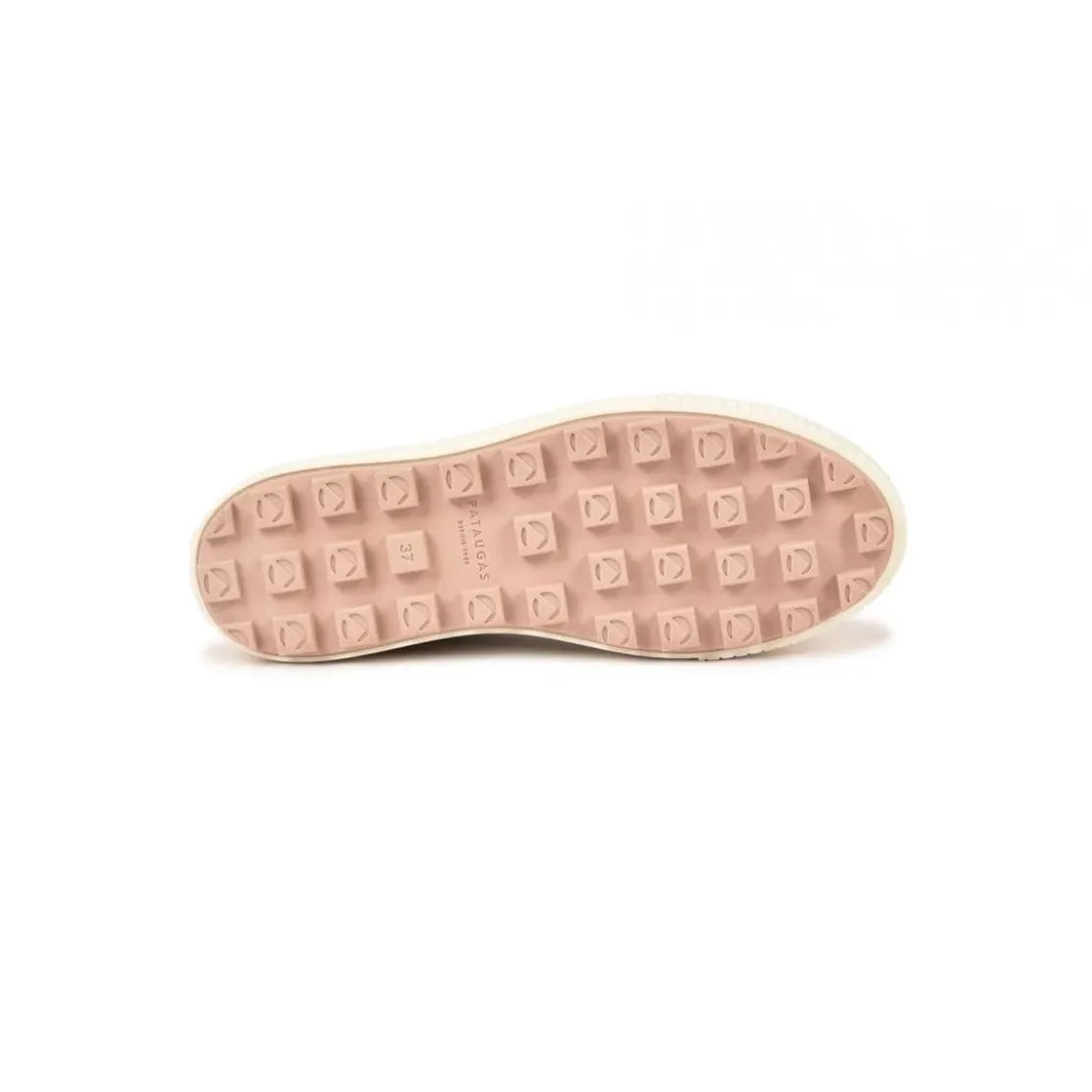 PataugasChaussure Pataugas femme tendance avec une semelle crantée épaisse - Argent en cuir