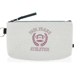 Paul FrankPochette Julius PVC femme blanc perforé