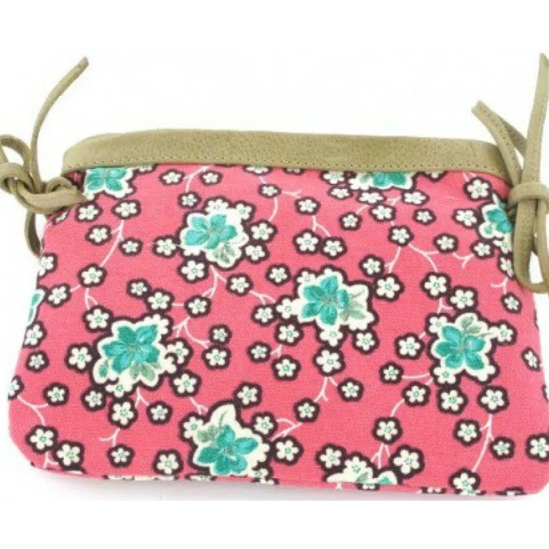 Paul & JoePochette Beach rose en tissu