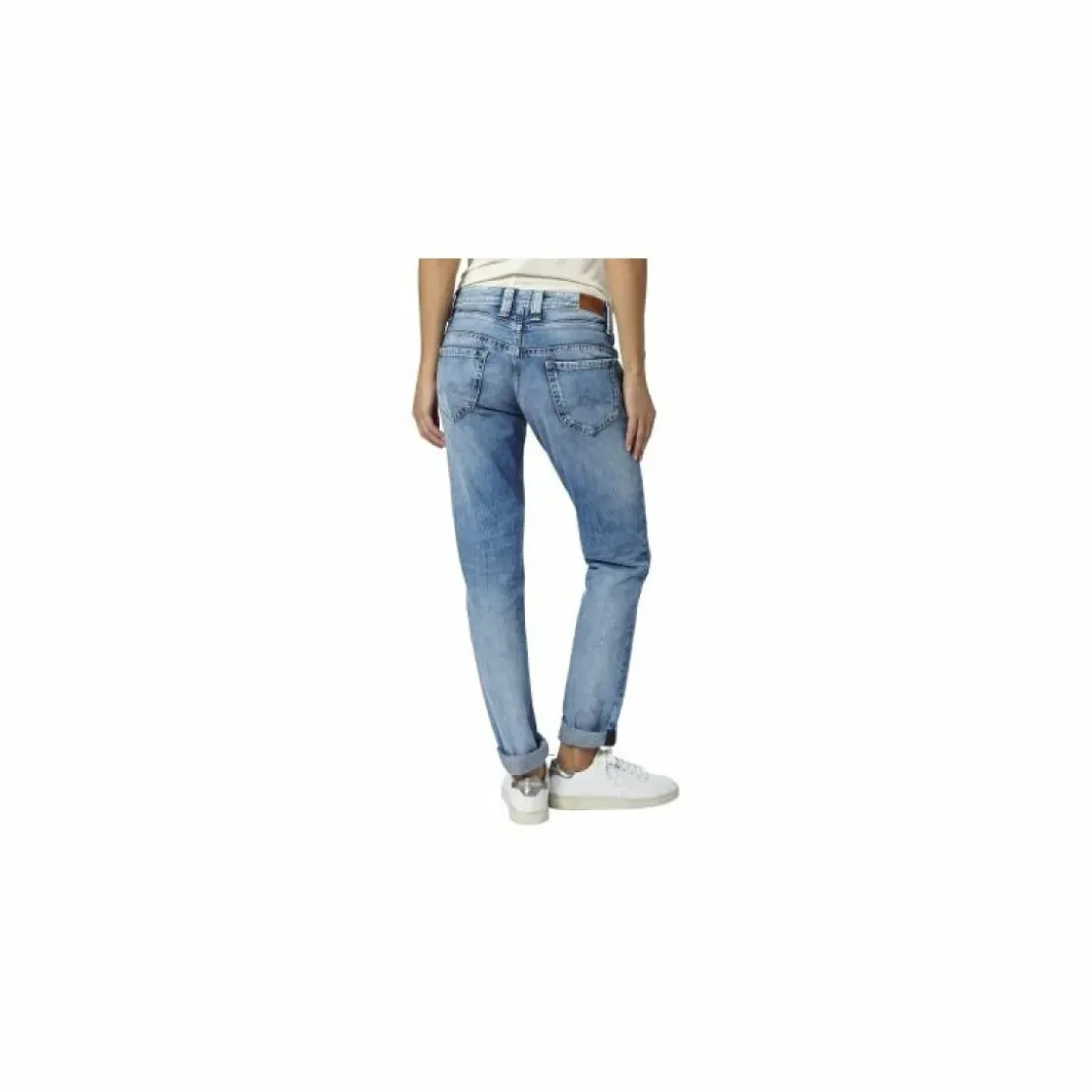 Pepe JeansJean Boy Friends femme Pepe Jeans - Bleu en lin