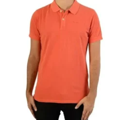 Pepe JeansPolo manches courtes orange Pepe Jeans homme en coton