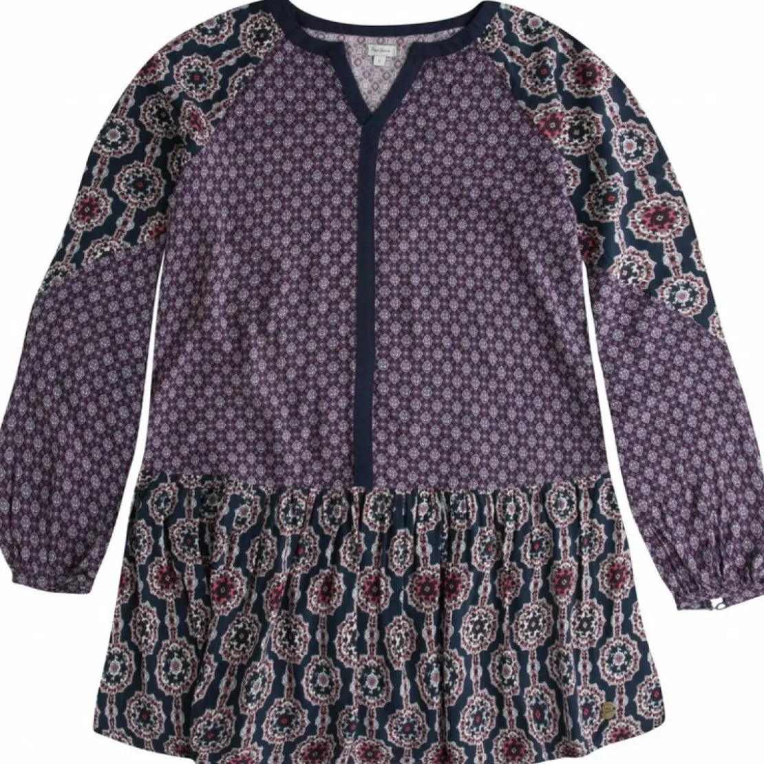 Pepe JeansRobe esprit patchwork Devy Teen fille Pepe Jeans - Multicolore