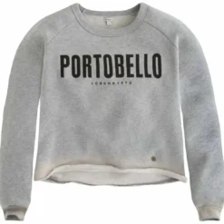 Pepe JeansSweat col rond manches longues imprimé graphique Kari Teen fille Pepe Jeans - Gris en coton