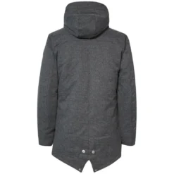 PetrolManteau homme noir gris chiné
