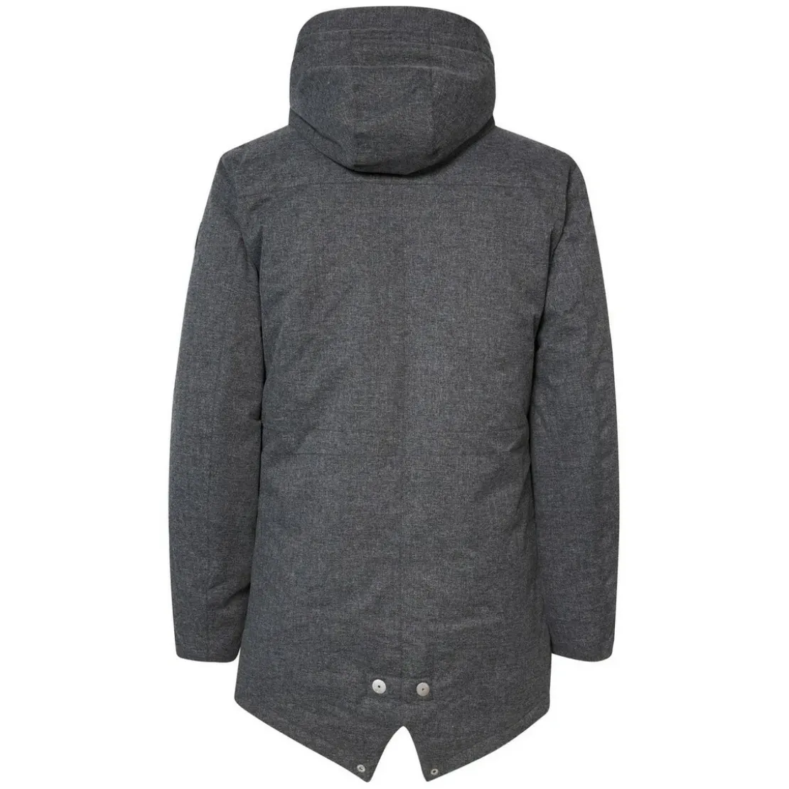 PetrolManteau homme noir gris chiné