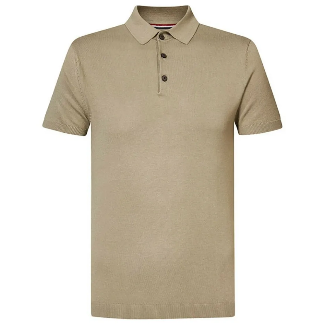 PetrolPolo pour homme sable en viscose