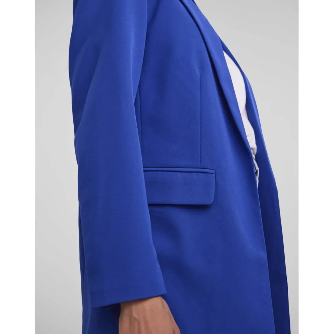 PiecesBlazer classique oversize fit col italien bleu Tess