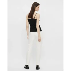 PiecesDébardeur spaghetti col en v noir Xia
