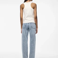 PiecesJean droit bleu denim Kelly