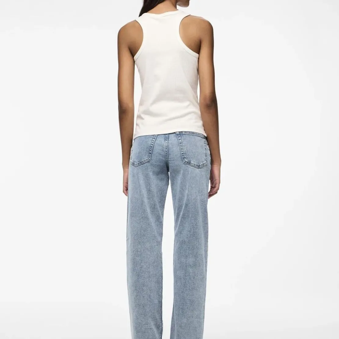 PiecesJean droit bleu denim Kelly