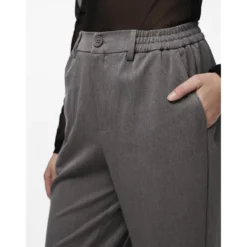 PiecesPantalon de tailleur large gris Cate