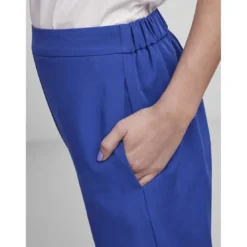PiecesPantalon loose fit taille élastiquée bleu