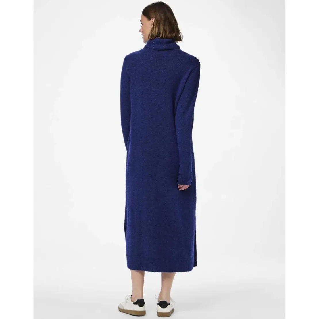 PiecesRobe en maille manches longues bleu Kai