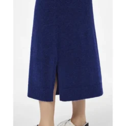 PiecesRobe en maille manches longues bleu Kai