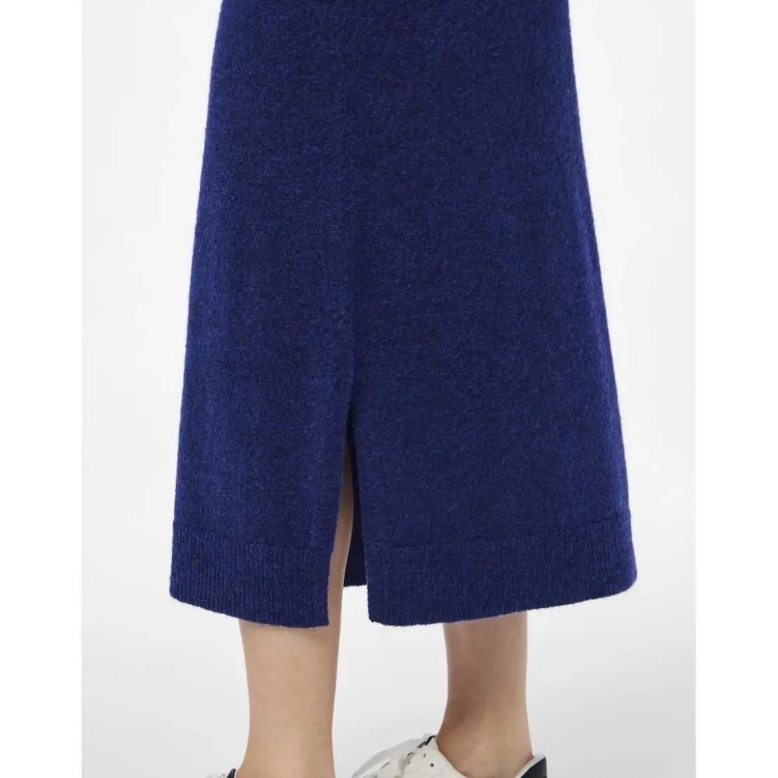 PiecesRobe en maille manches longues bleu Kai