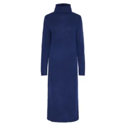 PiecesRobe en maille manches longues bleu Kai
