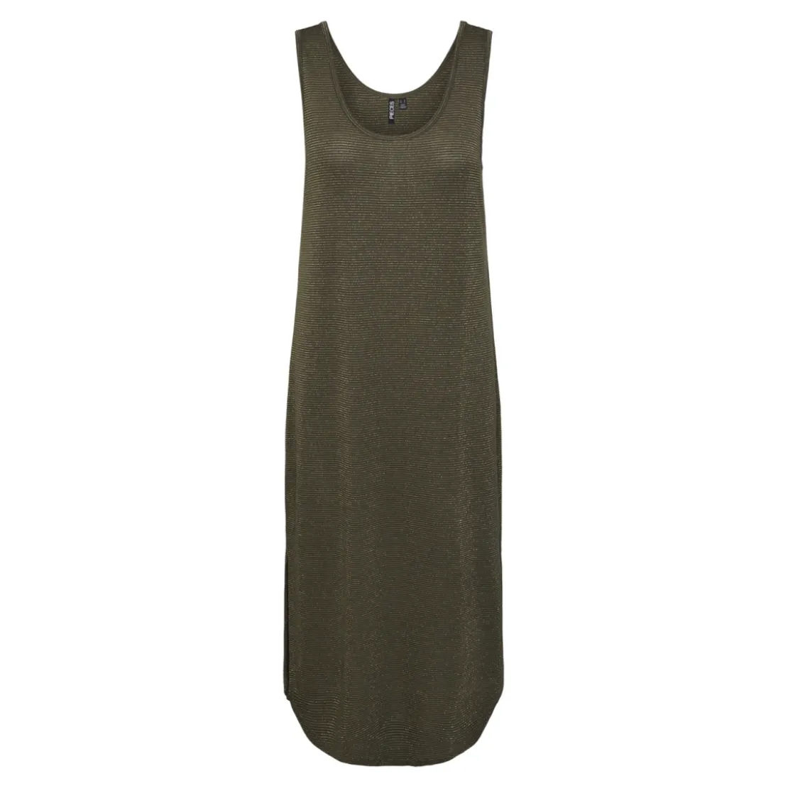 PiecesRobe midi Billo vert en viscose Lucy