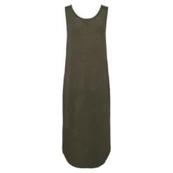 PiecesRobe midi Billo vert en viscose Lucy