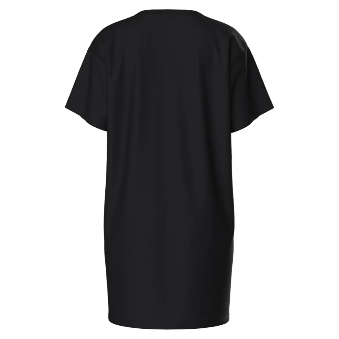PiecesRobe tee shirt manches courtes en coton Cria noir Zoe