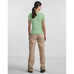 PiecesTee shirt manches courtes Nicca vert en viscose Tara